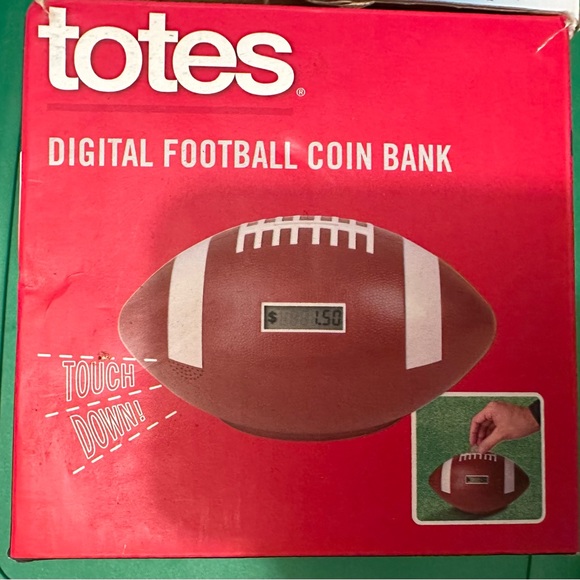totes DIGITAL FOOTBALL COIN BANK - Picture 2 of 5